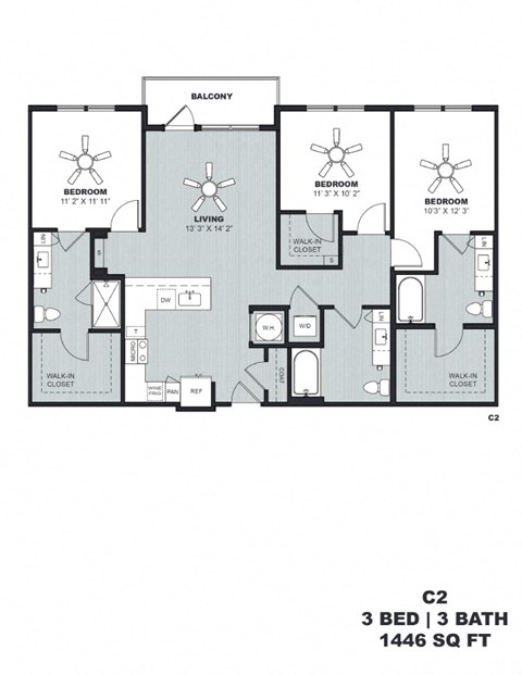 the floor plan of the 423 sq ft